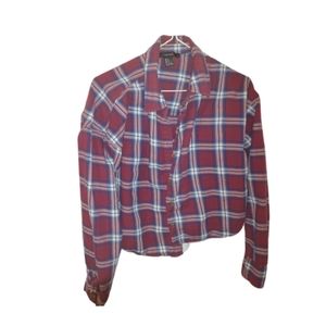 Cropped Plaid shirt